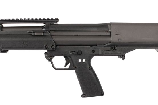 Kel-Tec KSG magazine selector is centrally located